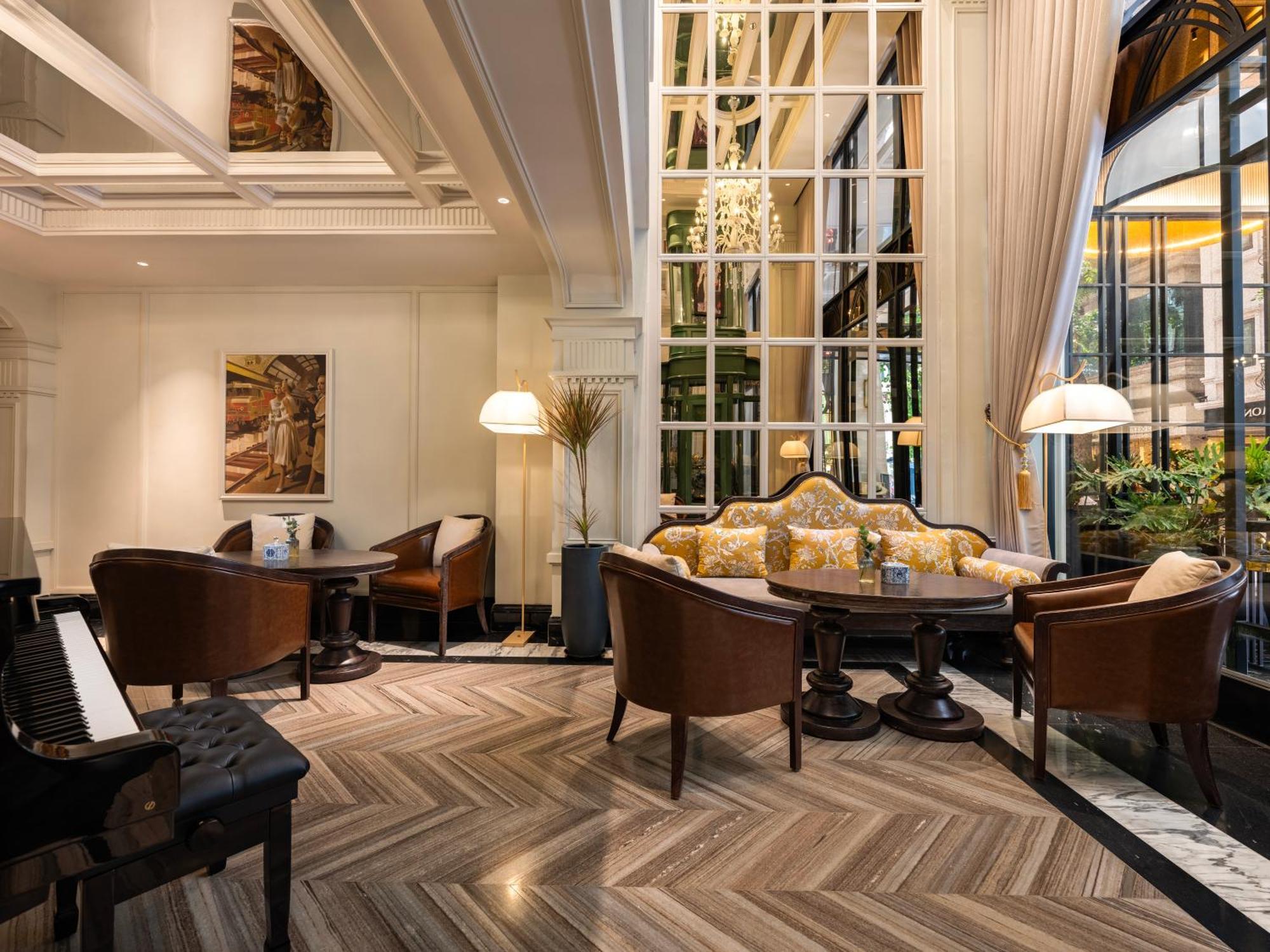 Grand Hotel Du Lac ハノイ市 エクステリア 写真 The lobby of the hotel