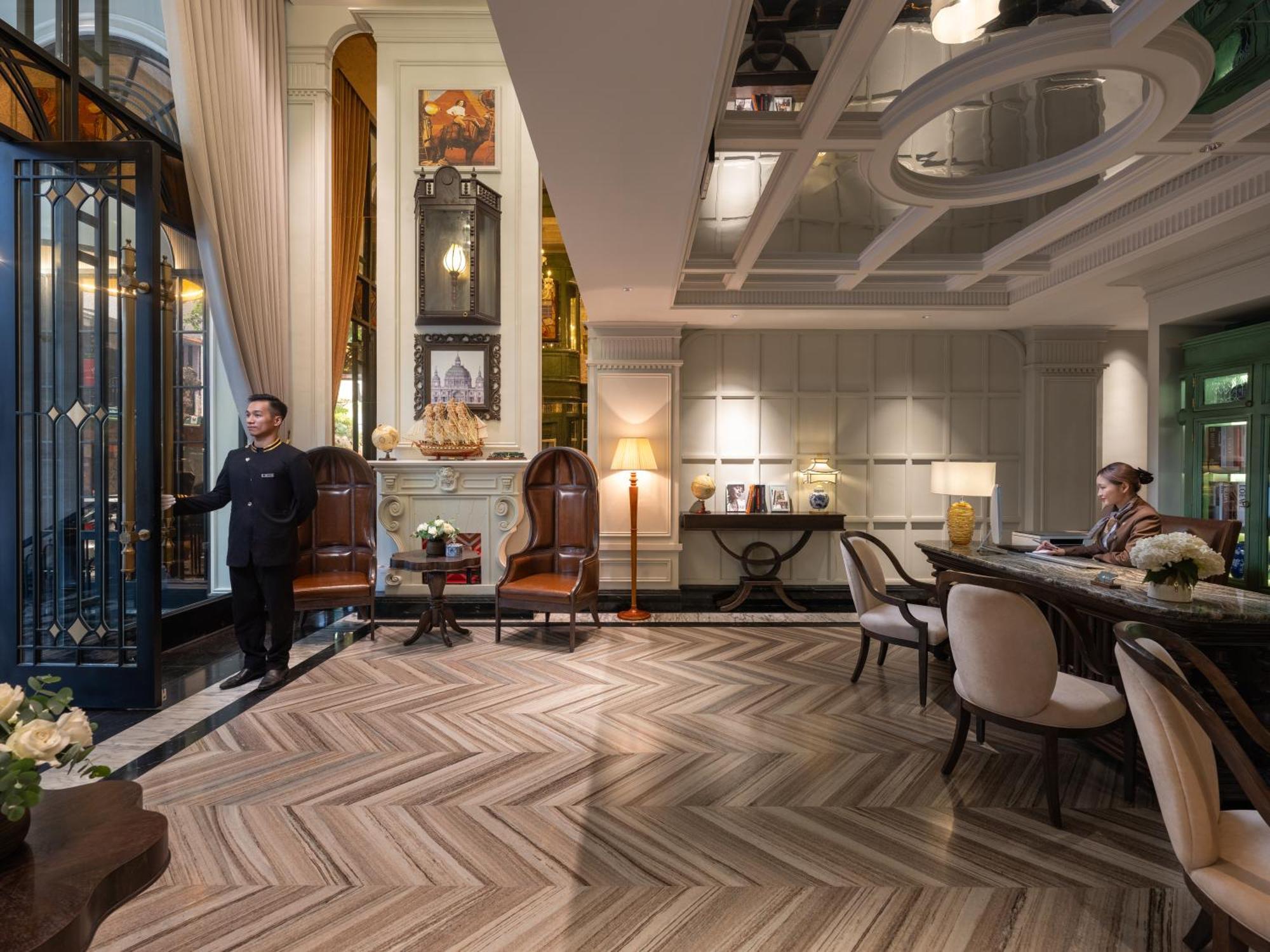 Grand Hotel Du Lac ハノイ市 エクステリア 写真 The lobby of the hotel